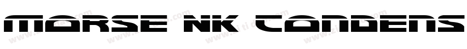 Morse NK Condensed Laser Italic字体转换